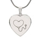 Engravable Stethoscope Heart Necklace - MedTheories