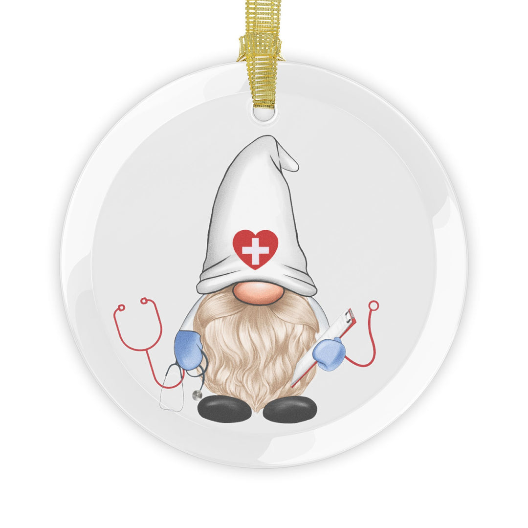 Gnome Glass Ornaments