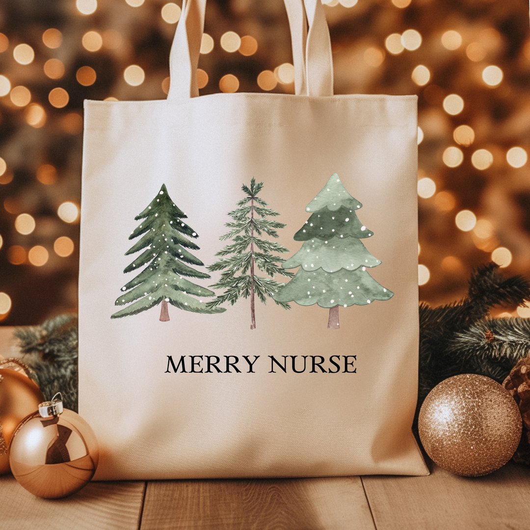 Vail Christmas Nurse Eco Tote Bag