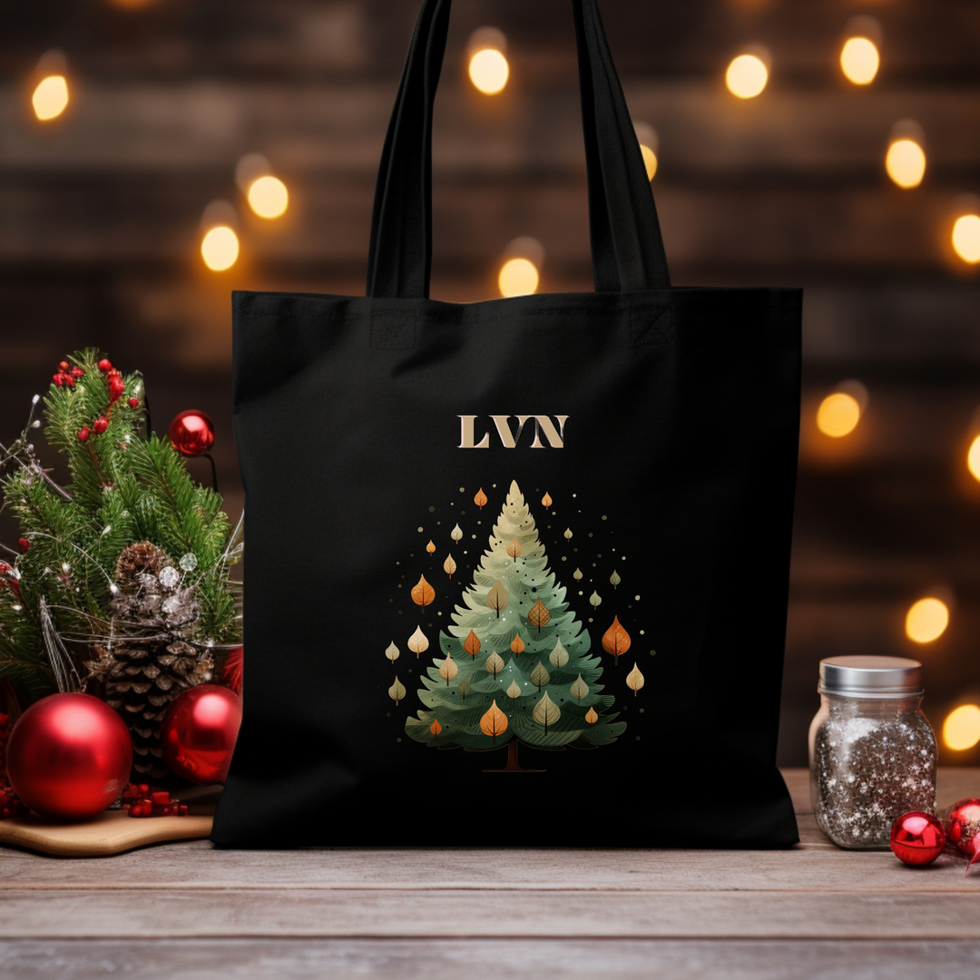 Christmas LVN Forest Eco Tote Bag