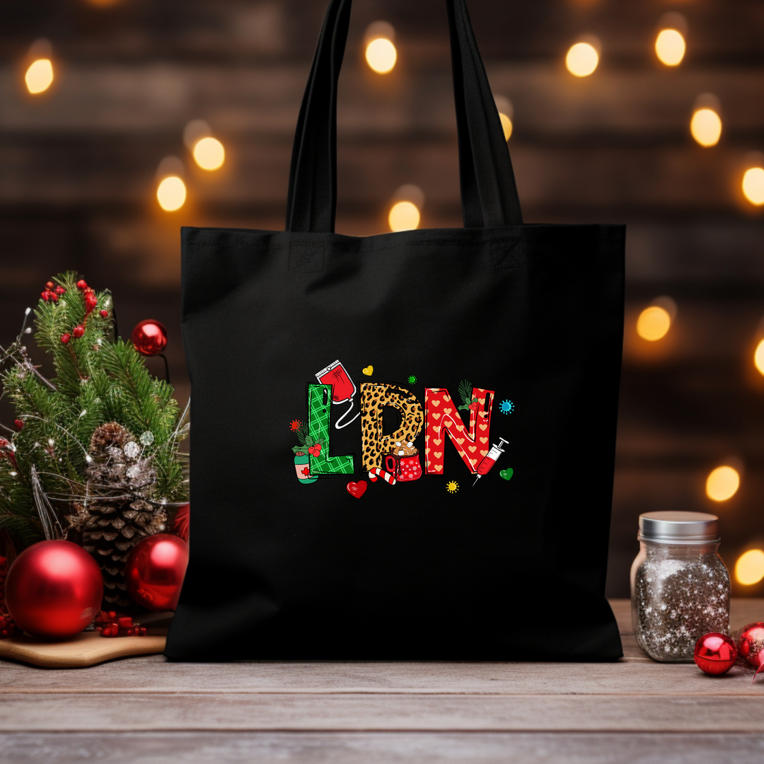 Christmas LPN Lights Eco Tote Bag