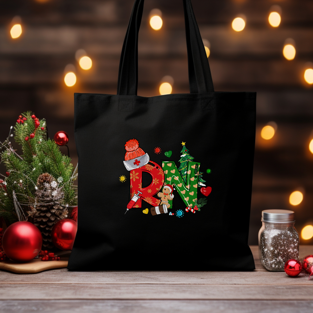 Christmas RN Lights Eco Tote Bag