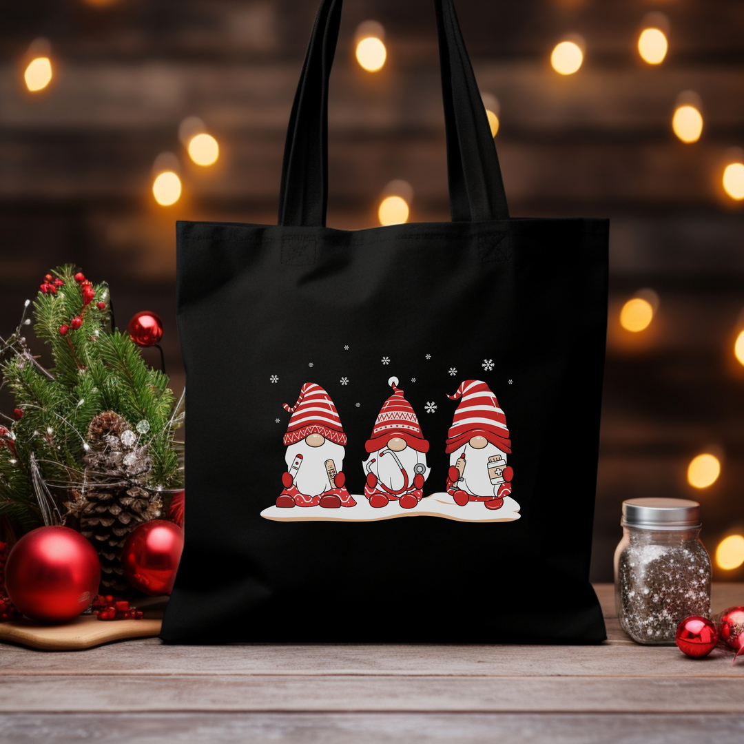 Christmas Gnomes Eco Tote Bag