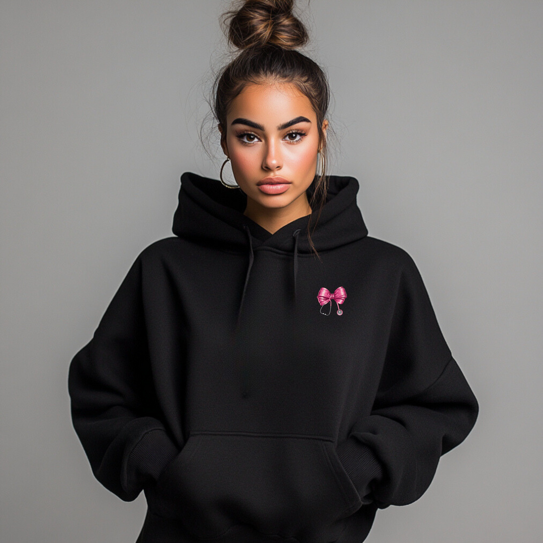Stethoscope Bow Unisex Hoodie
