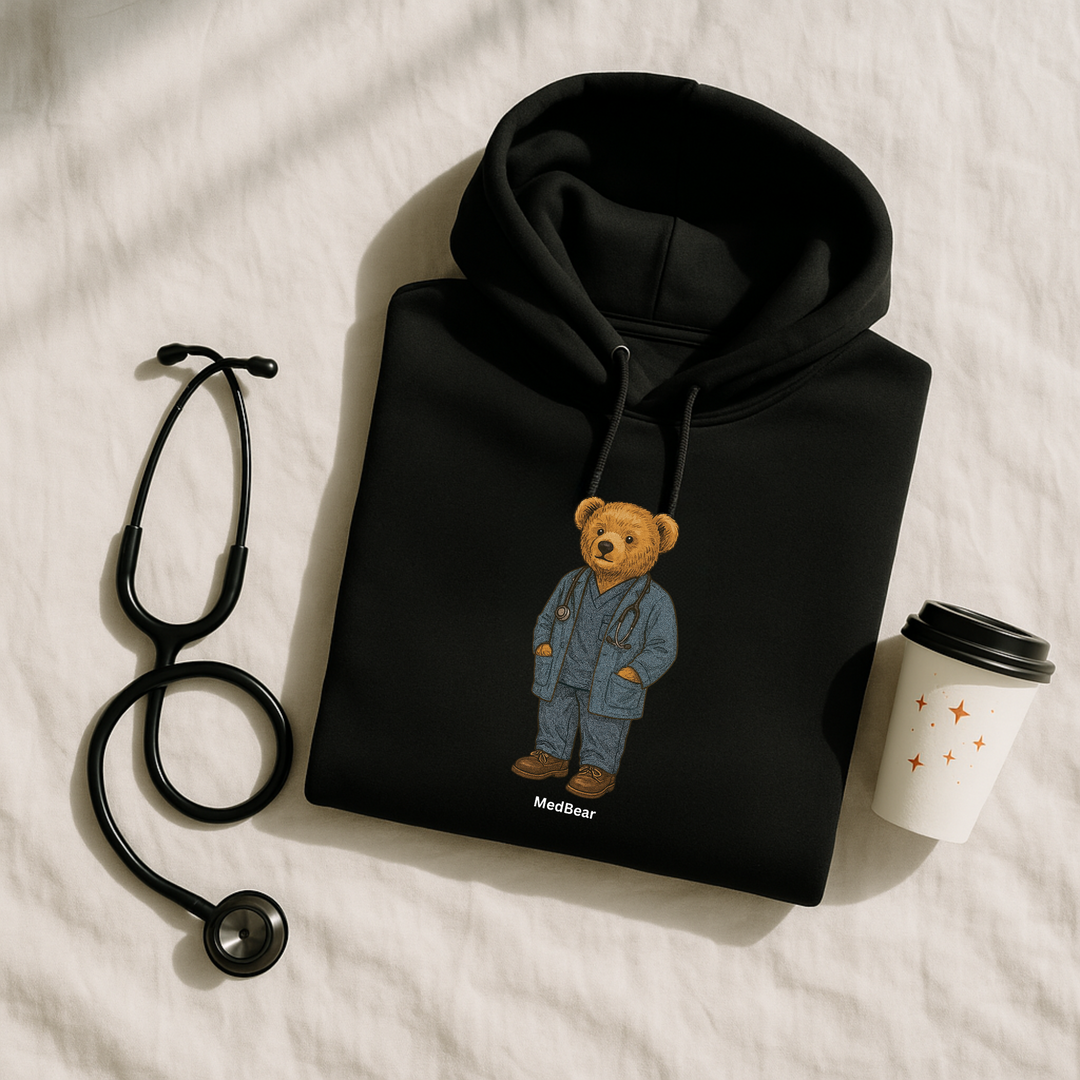 MedBear Dark Colored Unisex Hoodie