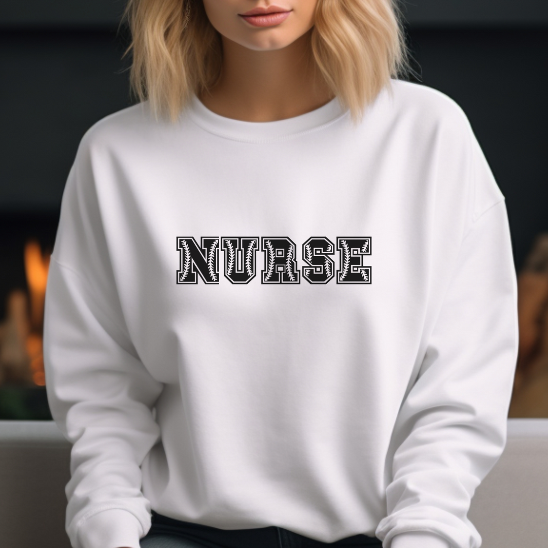 Nurse Baseball Unisex Garment-Dyed Sweatshirt