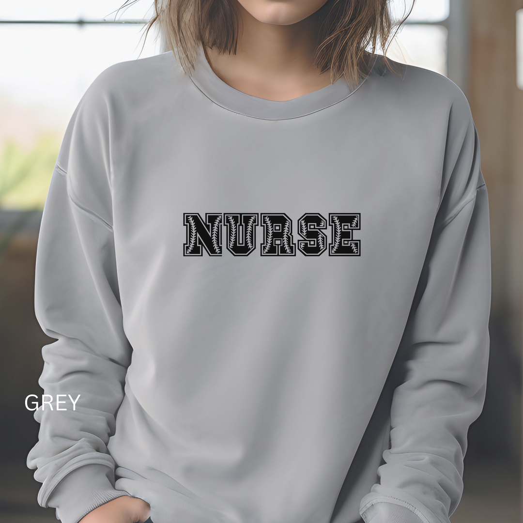 Nurse Baseball Unisex Garment-Dyed Sweatshirt
