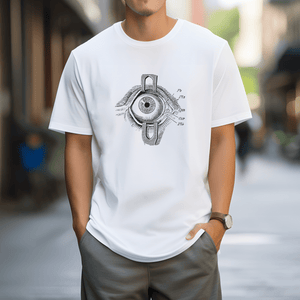 Anatomical Eye Men's Premium Heavyweight Tee - MedTheories