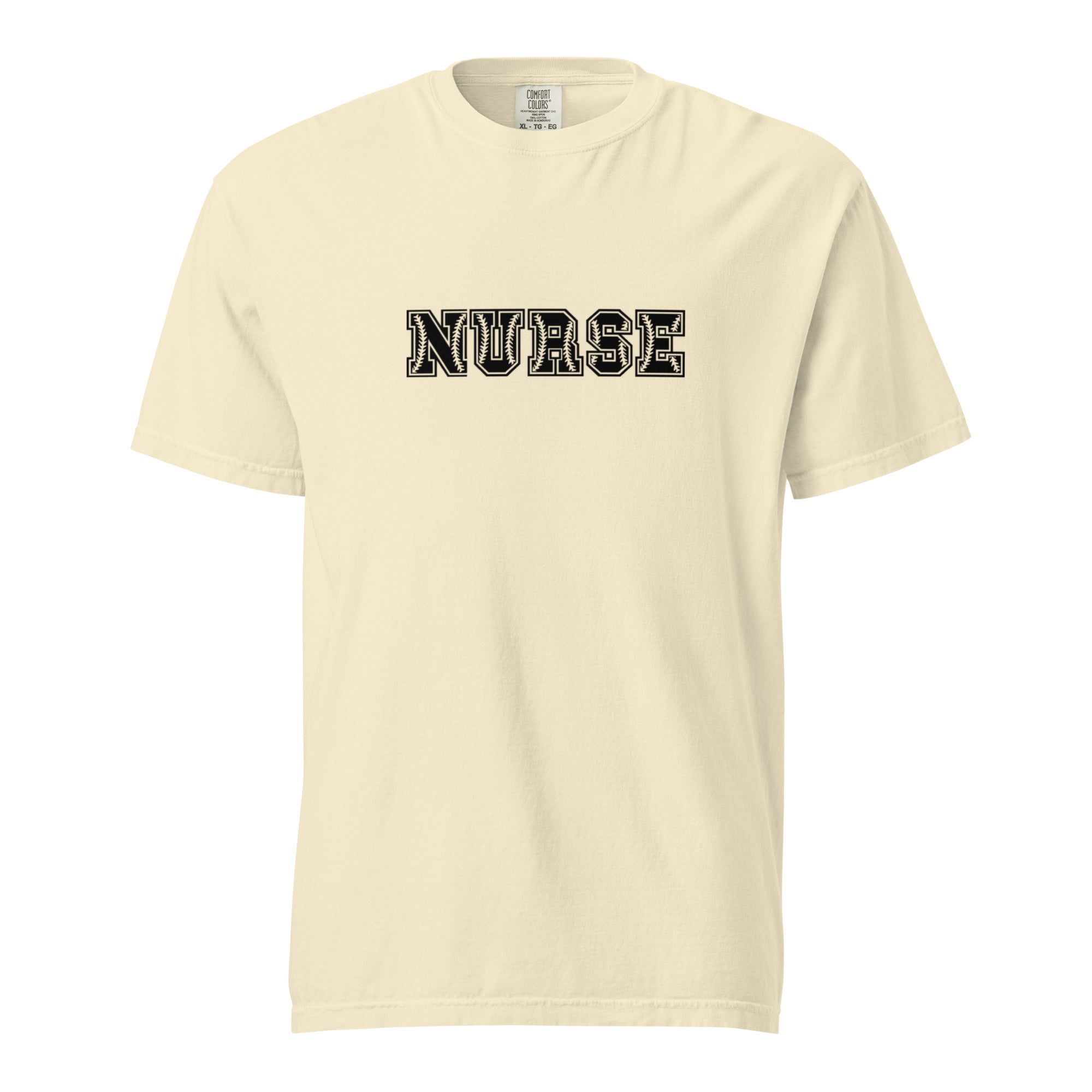 Baseball Nurse Unisex Garment-Dyed Heavyweight T-Shirt - MedTheories