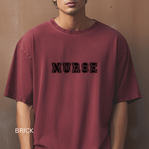 Baseball Nurse Unisex Garment-Dyed Heavyweight T-Shirt - MedTheories