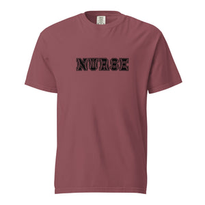 Baseball Nurse Unisex Garment-Dyed Heavyweight T-Shirt - MedTheories