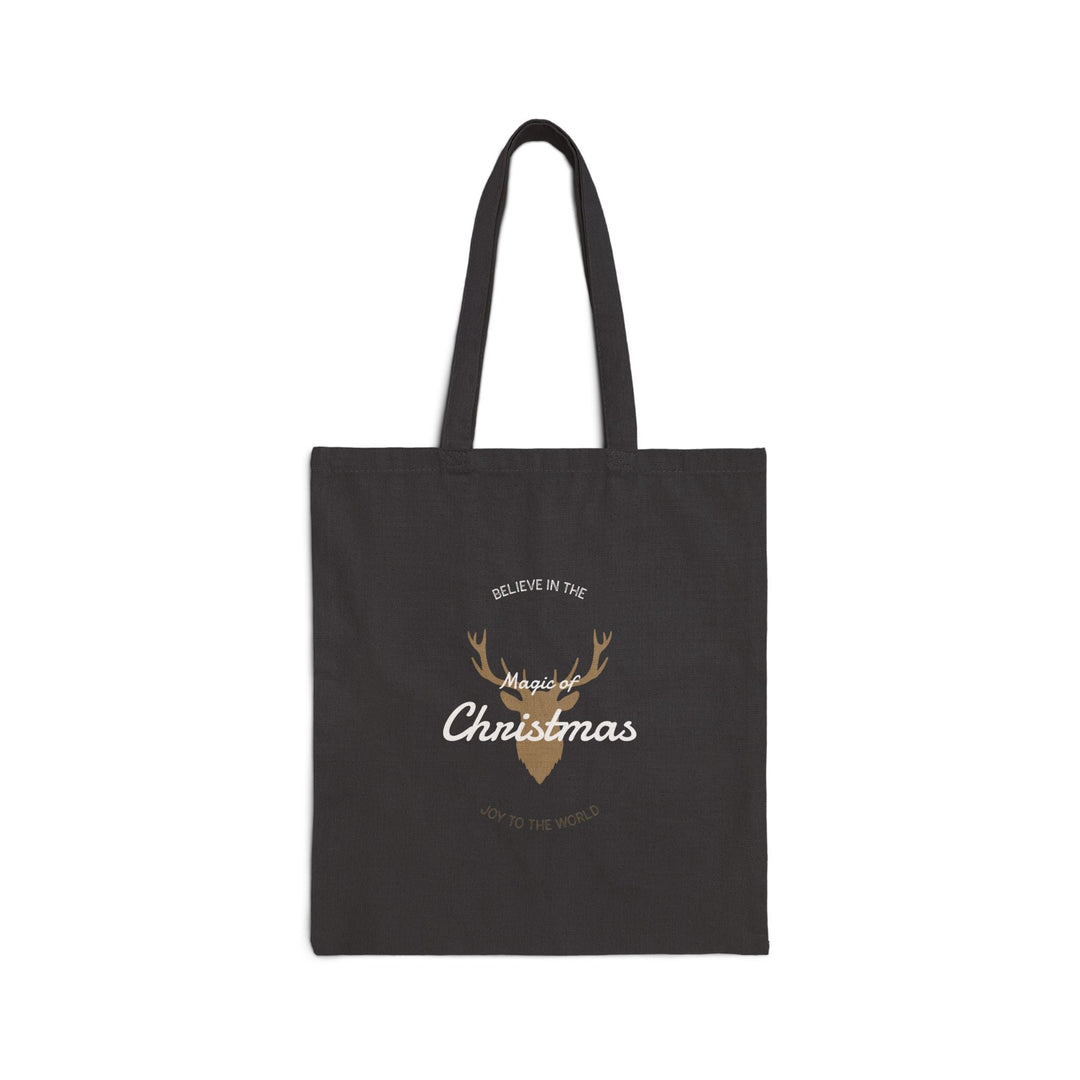 Believe In The Magic Of Christmas Cotton Canvas Tote Bag - MedTheories