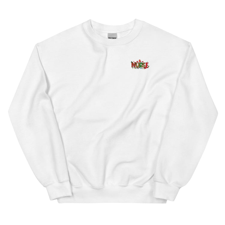 Christmas Nurse Lights Unisex Sweatshirt - MedTheories