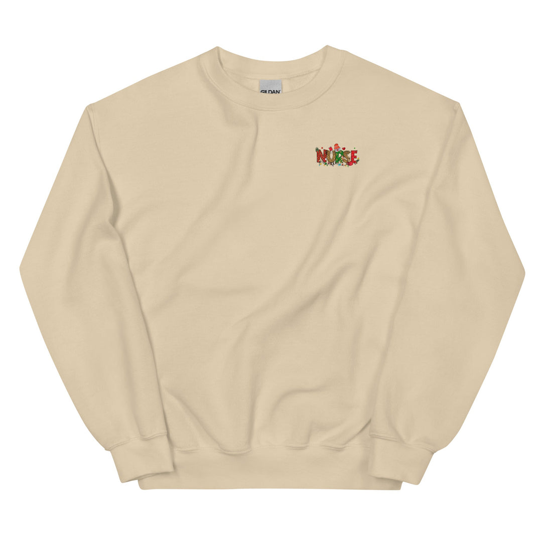 Christmas Nurse Lights Unisex Sweatshirt - MedTheories
