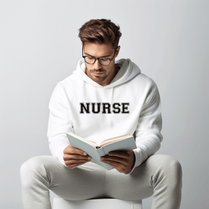 College Nurse Unisex Eco Raglan Hoodie - MedTheories