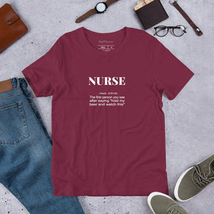 Definition Of A Nurse Unisex Staple T-Shirt - MedTheories