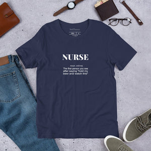 Definition Of A Nurse Unisex Staple T-Shirt - MedTheories