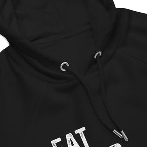 Eat Sleep Research Repeat Unisex Eco Raglan Hoodie - MedTheories