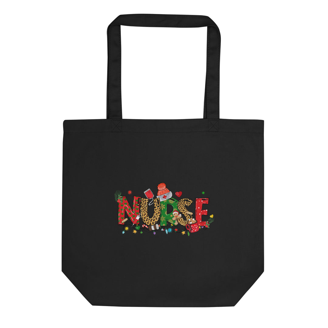 Christmas Nurse Lights Eco Tote Bag