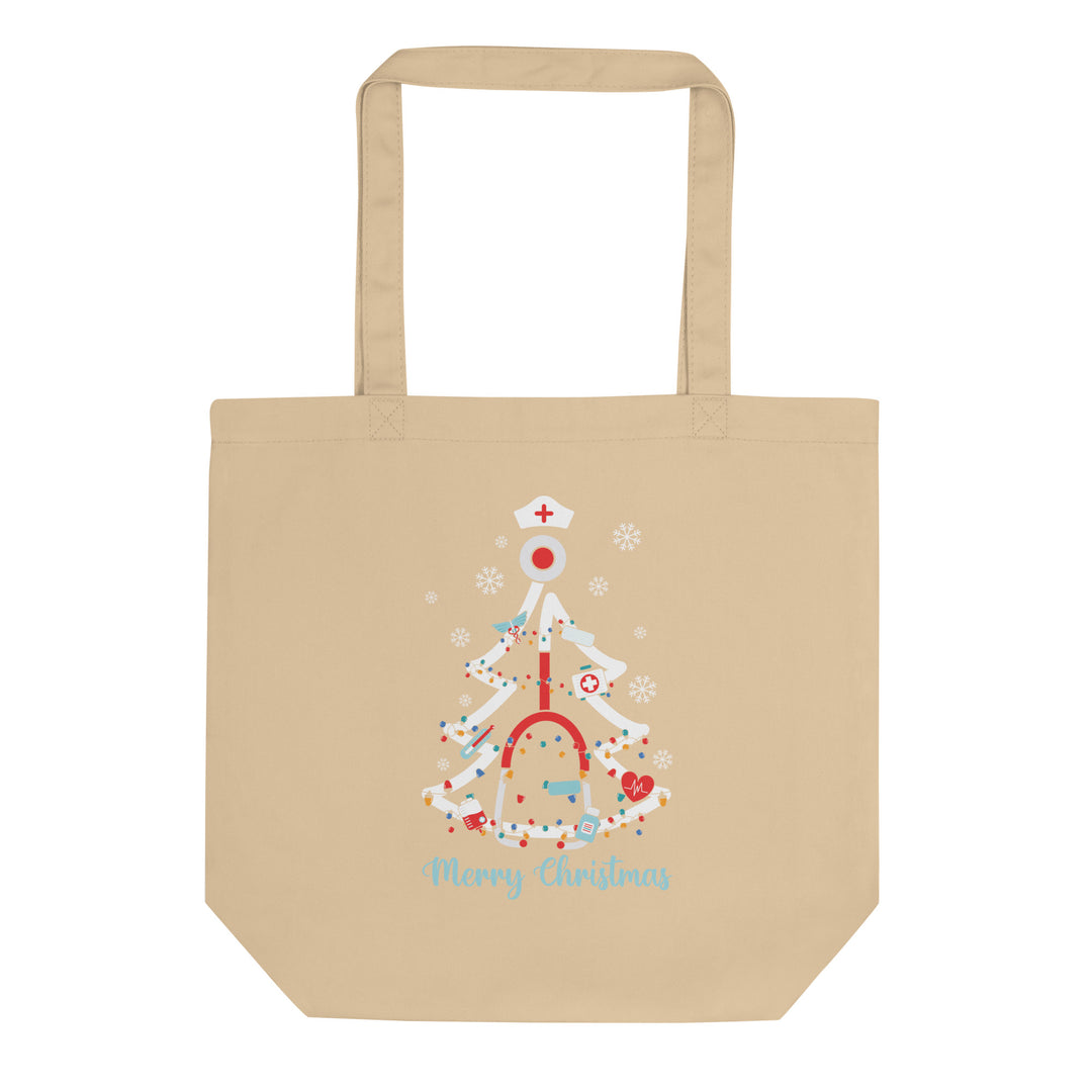 Busy Nurse Christmas Eco Tote Bag