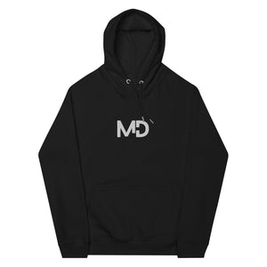 Embroidered Bold MD StreetWear Unisex Eco Raglan Hoodie - MedTheories