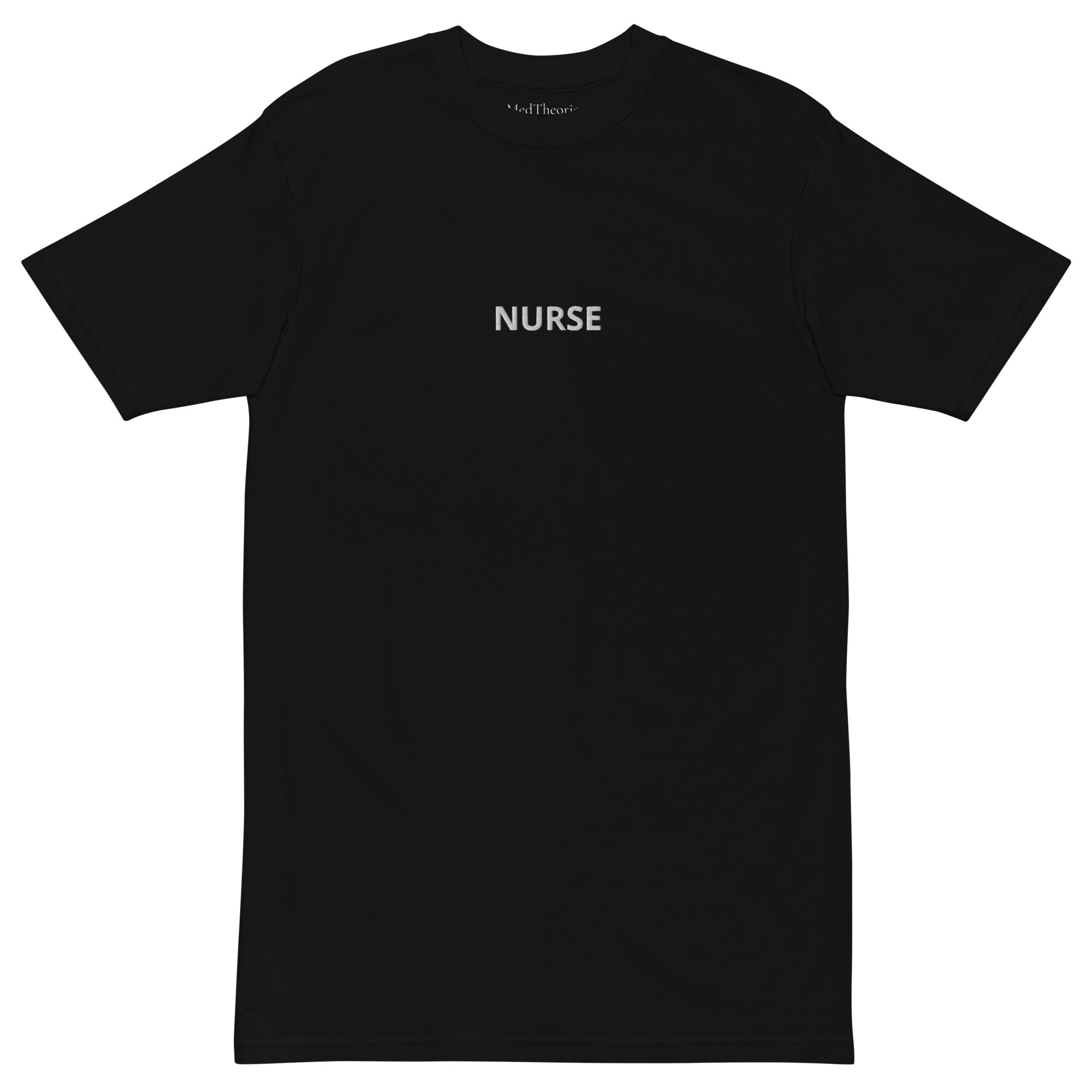 Embroidered Nurse Men’s Premium Heavyweight Tee - MedTheories