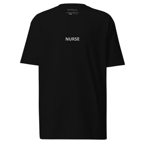 Embroidered Nurse Men’s Premium Heavyweight Tee - MedTheories