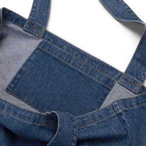 Embroidered Nurse Things Organic Denim Tote Bag - MedTheories