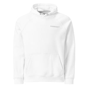 Embroidered Pharmacy Unisex Eco Raglan Hoodie - MedTheories