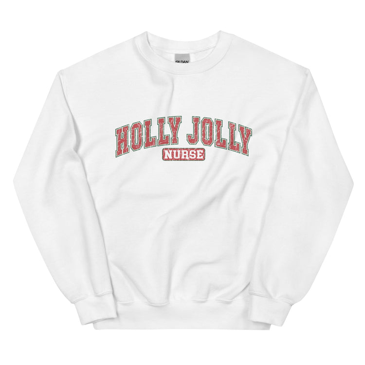 Holly Jolly Nurse Unisex Sweatshirt - MedTheories
