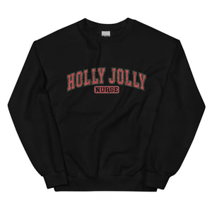 Holly Jolly Nurse Unisex Sweatshirt - MedTheories