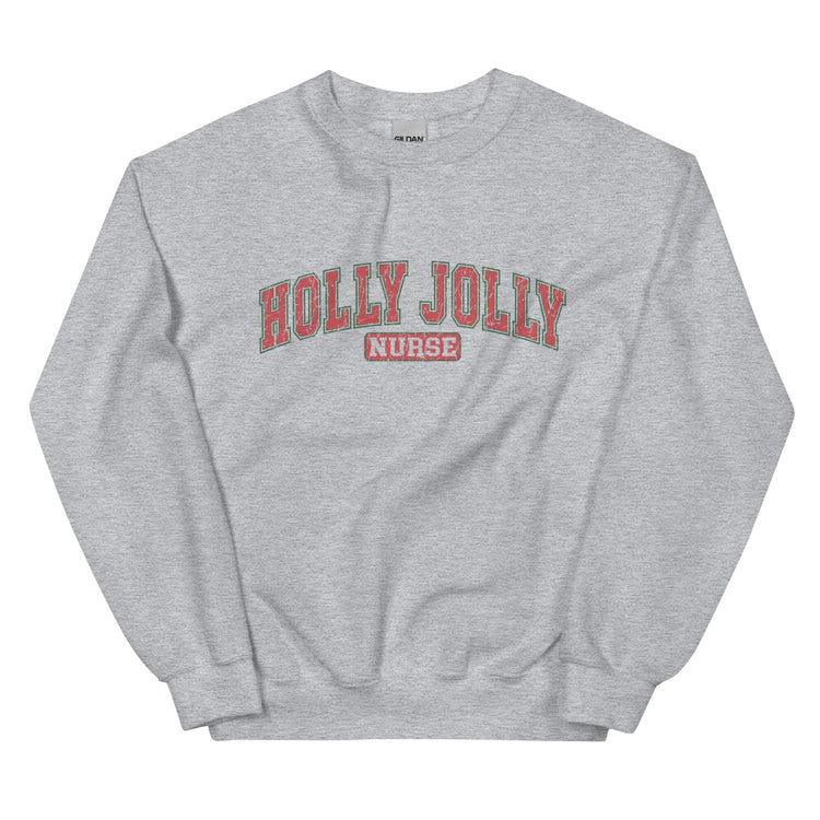 Holly Jolly Nurse Unisex Sweatshirt - MedTheories