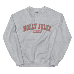 Holly Jolly Nurse Unisex Sweatshirt - MedTheories