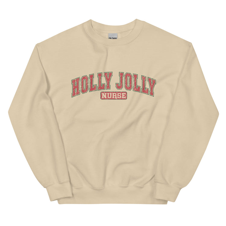 Holly Jolly Nurse Unisex Sweatshirt - MedTheories