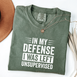 In My Defense Unisex garment - dyed heavyweight t - shirt - MedTheories