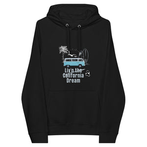 Liv'n The California Dream Unisex Eco Raglan Hoodie - MedTheories