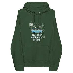 Liv'n The California Dream Unisex Eco Raglan Hoodie - MedTheories