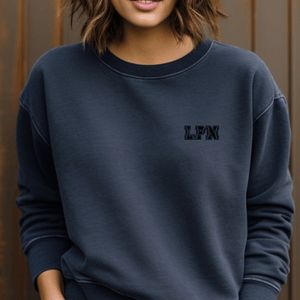 LPN Baseball Unisex Garment-Dyed Sweatshirt - MedTheories