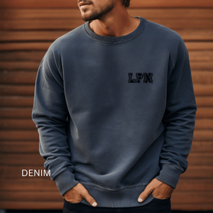 LPN Baseball Unisex Garment-Dyed Sweatshirt - MedTheories