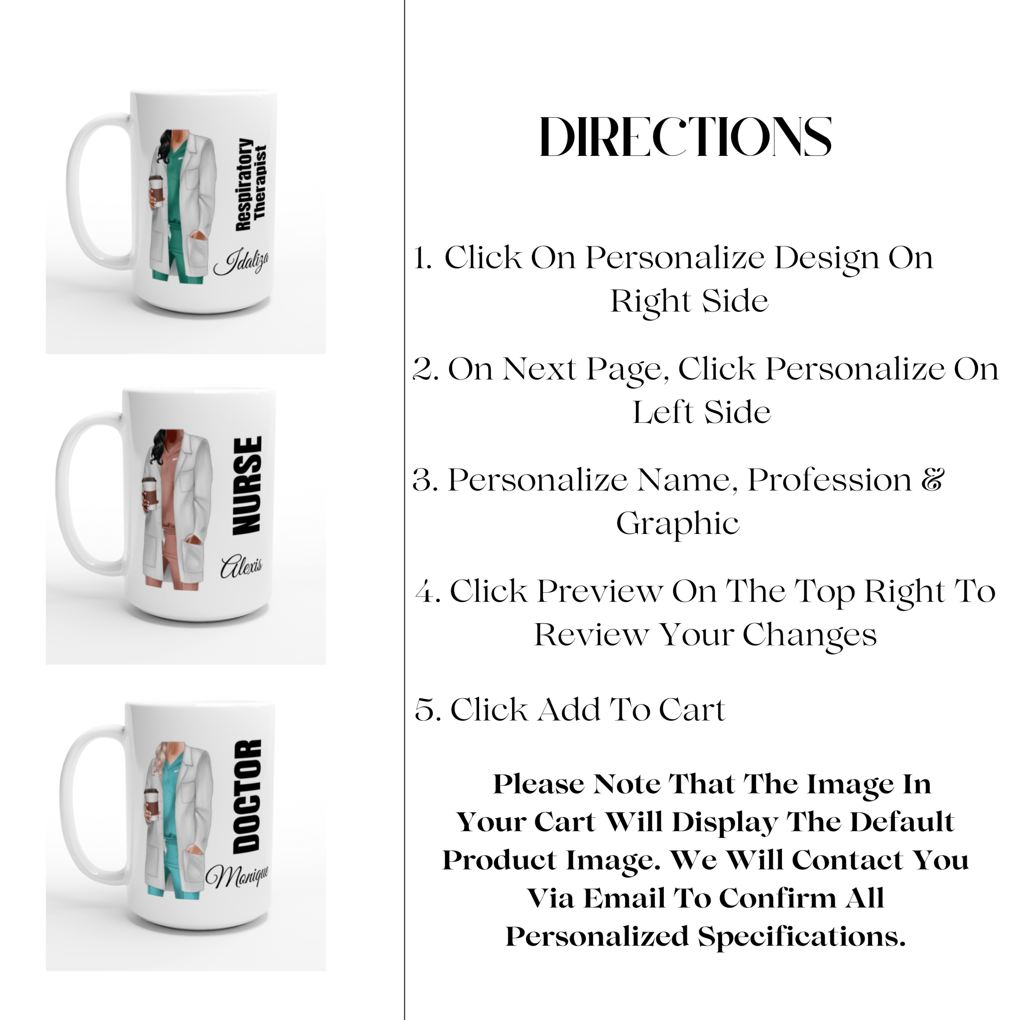 Medical Personalized White 15oz Ceramic Mug - MedTheories