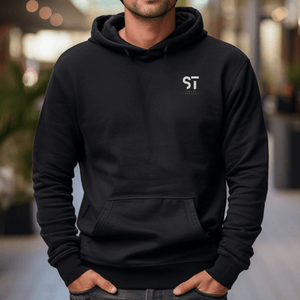 Minimal Bold ST StreetWear Unisex Eco Raglan Hoodie - MedTheories