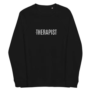 Minimalist Occupational Therapist Unisex Organic Raglan Sweatshirt - MedTheories