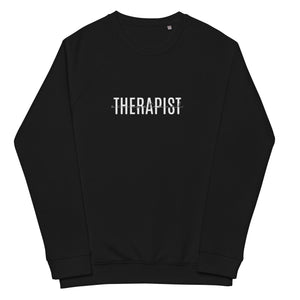 Minimalist Occupational Therapist Unisex Organic Raglan Sweatshirt - MedTheories