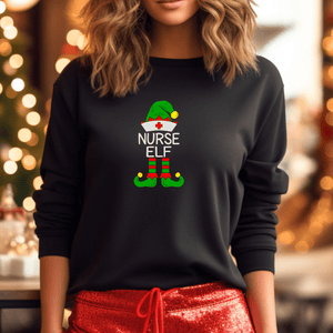 Nurse Elf Unisex Sweatshirt - MedTheories