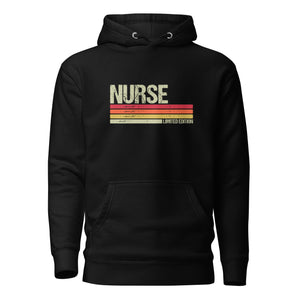 Nurse Retro Flag Unisex Hoodie - MedTheories