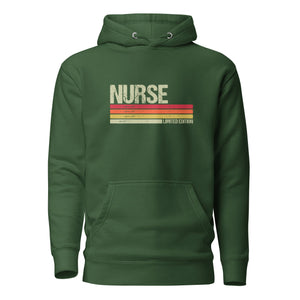 Nurse Retro Flag Unisex Hoodie - MedTheories