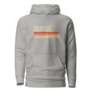 Nurse Retro Flag Unisex Hoodie - MedTheories