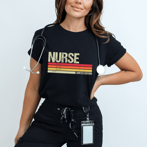 Nurse Retro Flag Women's Relaxed T-Shirt - MedTheories