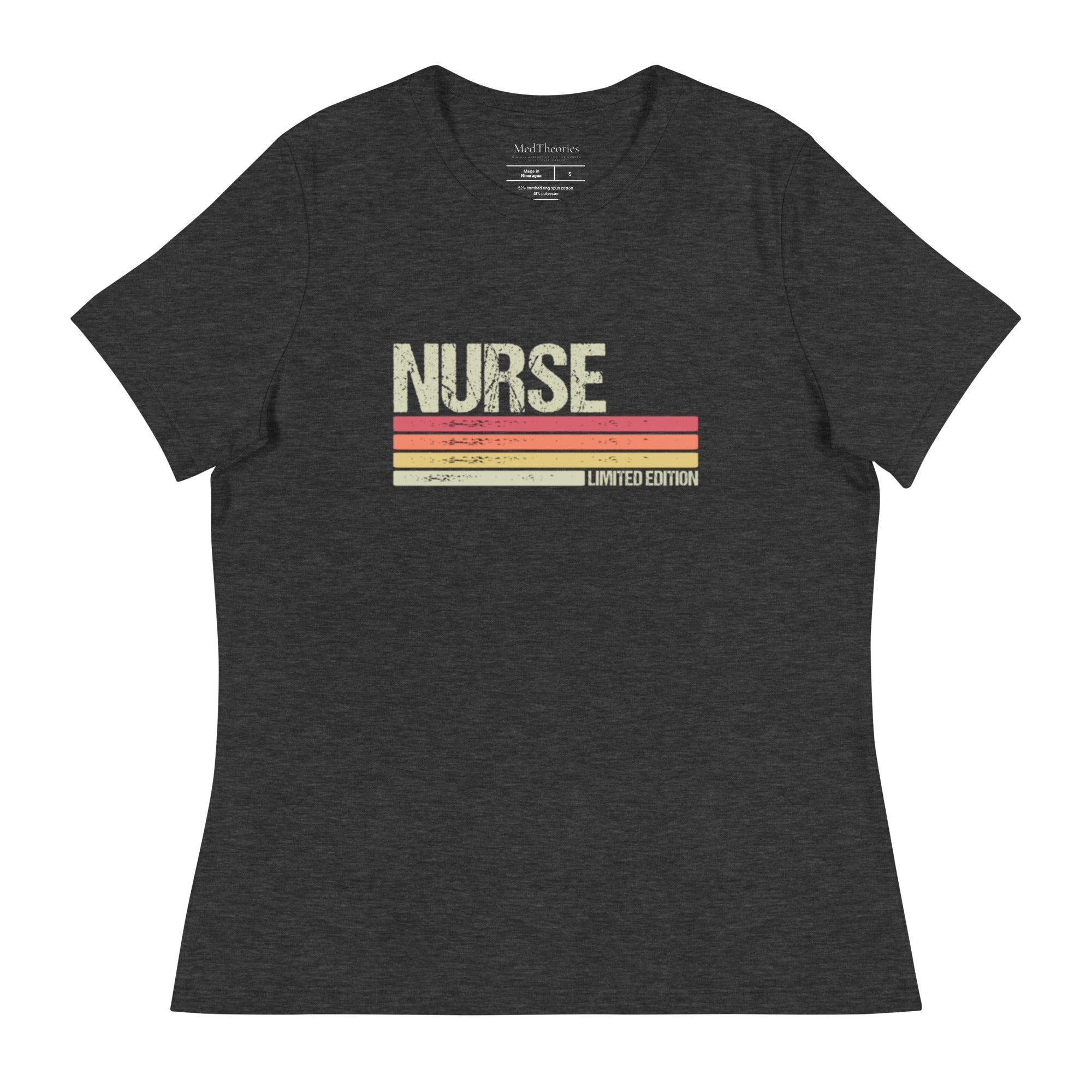 Nurse Retro Flag Women's Relaxed T-Shirt - MedTheories