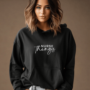 Nurse Things Unisex Eco Raglan Hoodie - MedTheories